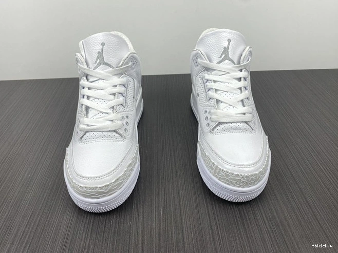 Cheap TBkick White 3846 Jordan3 Pure ComfortFit 429487- 1029